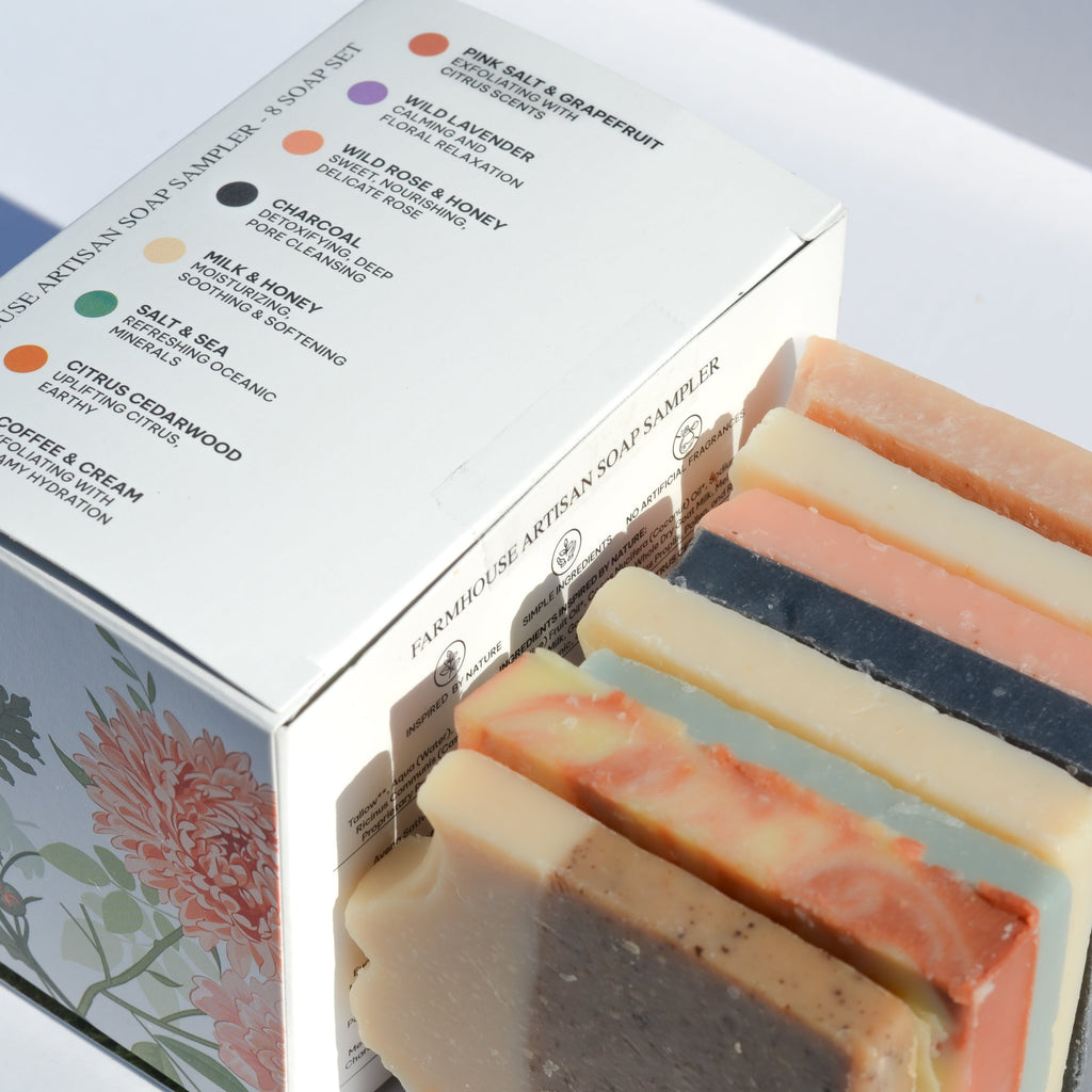 Farmhouse Artisan Goat Milk & Tallow Soap Sampler